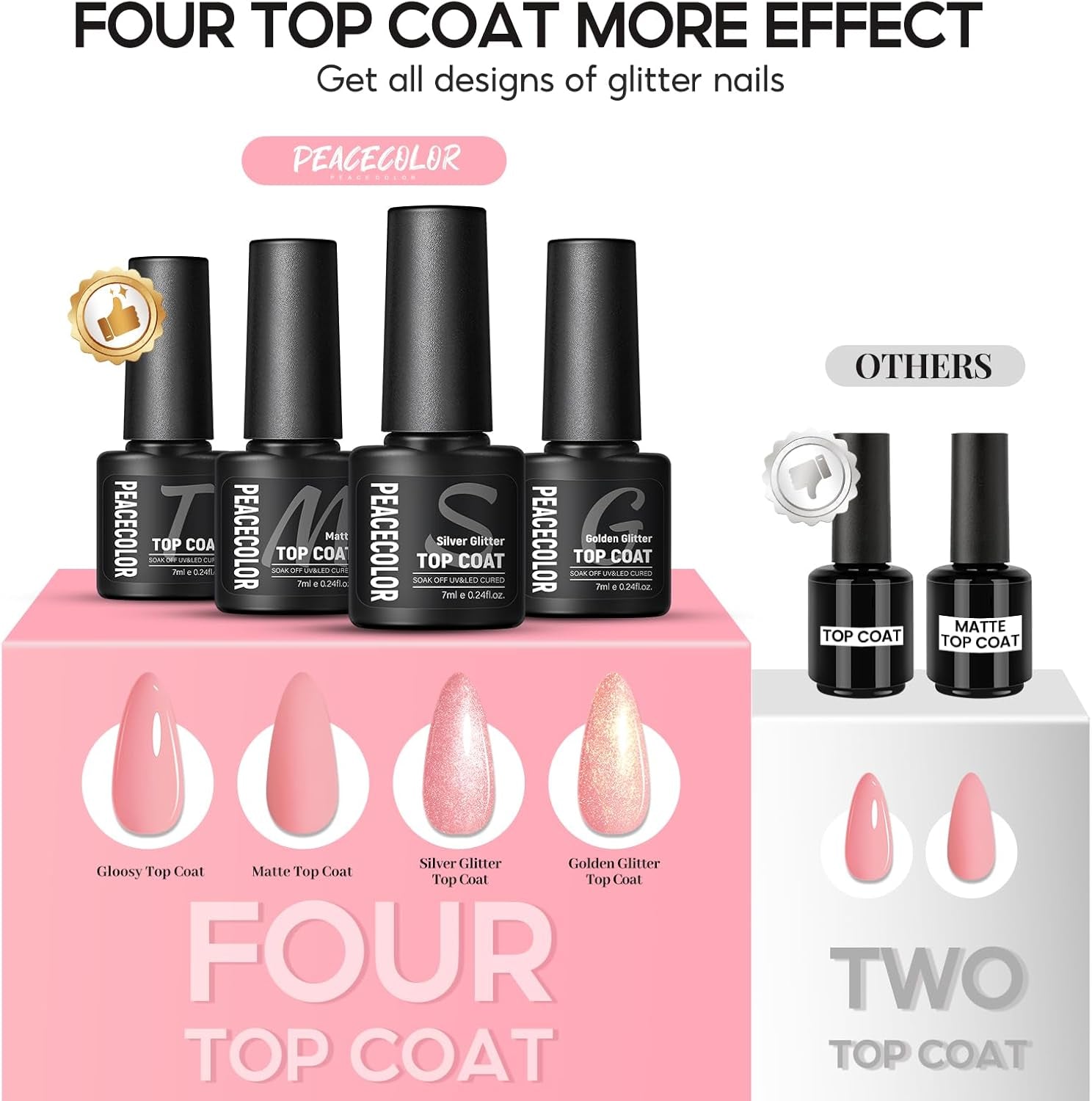 53Pcs Gel Nail Polish Kit with U V Light and Drill 35 Colors Gel Polish Set with 5Pcs Glossy/Matte/Glitter Top Coat Base Coat Nail Polish Set Manicure Tools Professional DIY Salon Home