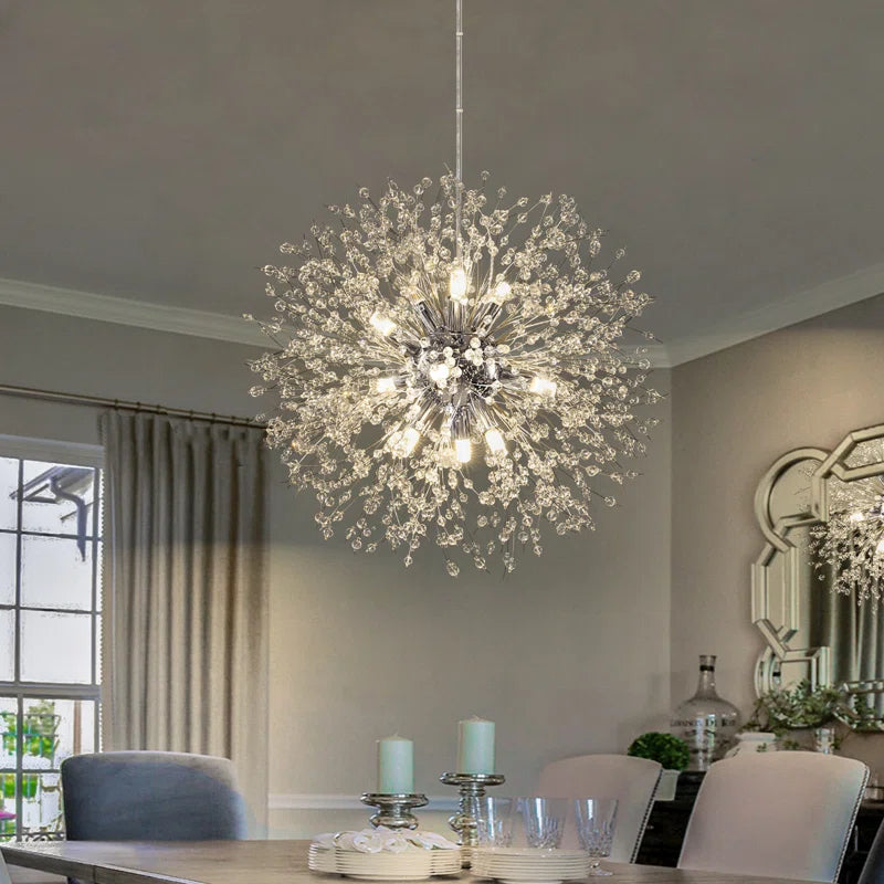 Lakeyah 9 - Light Dimmable Sputnik Sphere Chandelier