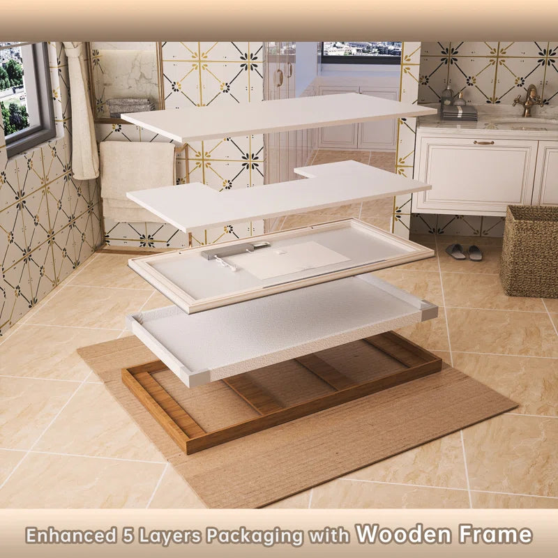 Chrisna Front and Backlit LED Bathroom Vanity Mirror