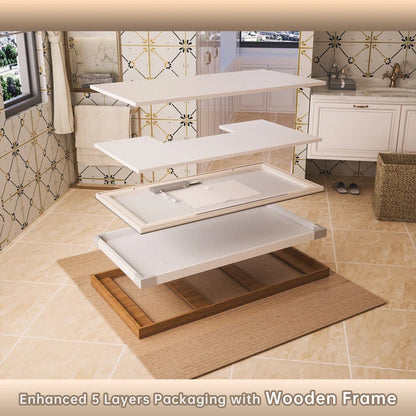 Chrisna Front and Backlit LED Bathroom Vanity Mirror