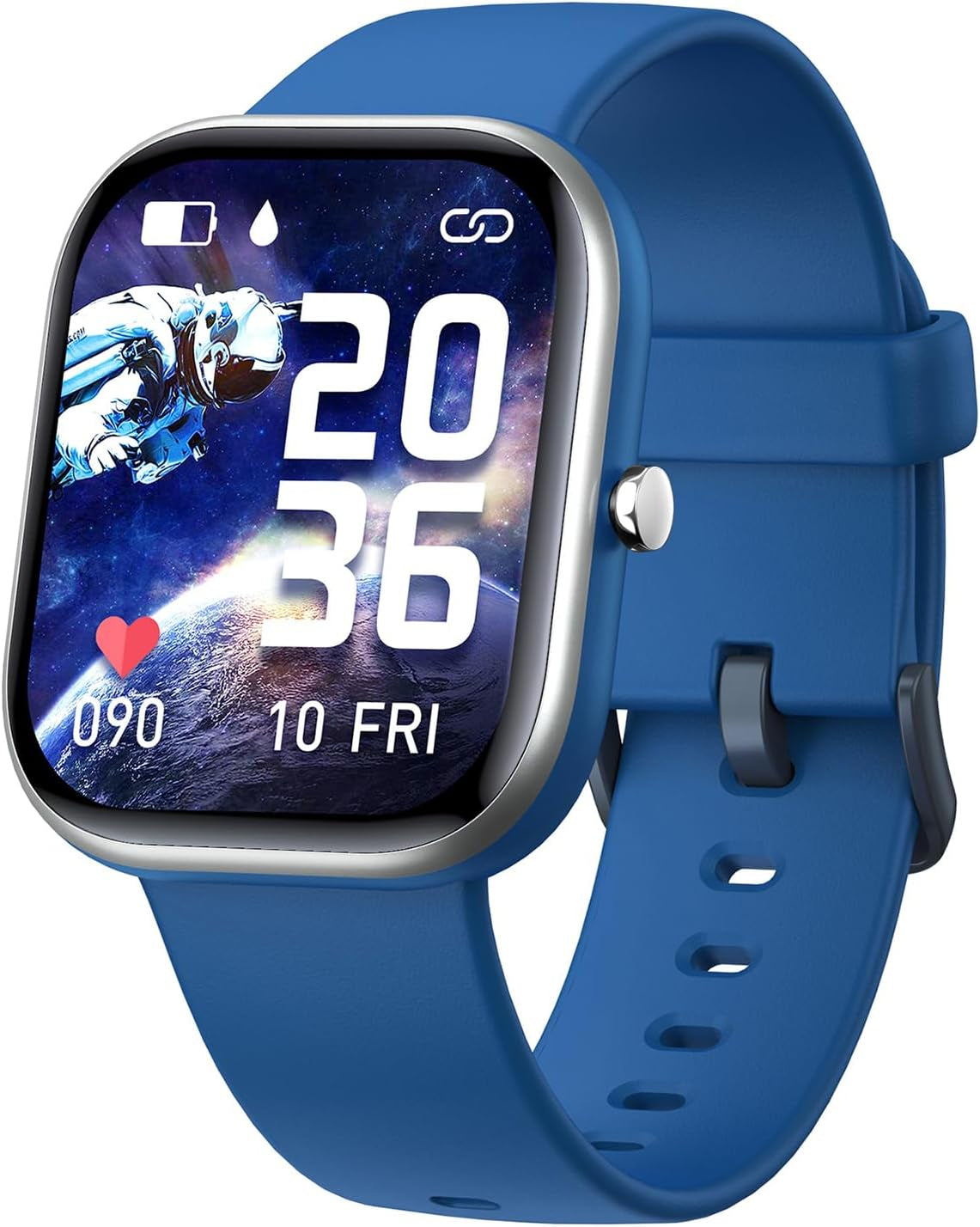 Kids Smart Watch for Boys Girls,Ip68 Waterproof Kids Fitness Activity Tracker Watch,Heart Rate Sleep Monitor,8 Sport Modes,Pedometers,Calories Counter,Alarm Clock,Kids Gifts for Teens 5+ (Blue)