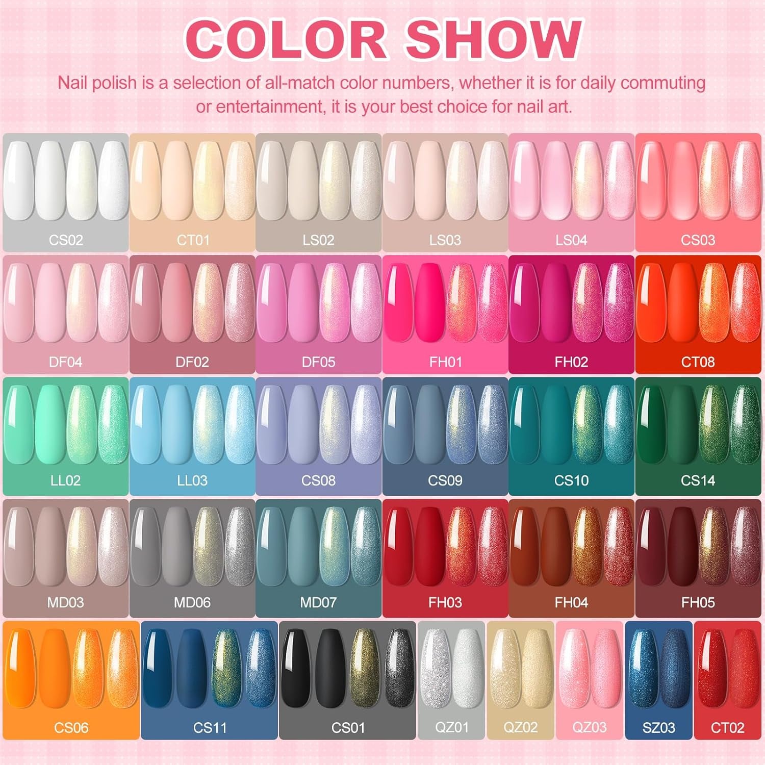 53Pcs Gel Nail Polish Kit with U V Light and Drill 35 Colors Gel Polish Set with 5Pcs Glossy/Matte/Glitter Top Coat Base Coat Nail Polish Set Manicure Tools Professional DIY Salon Home