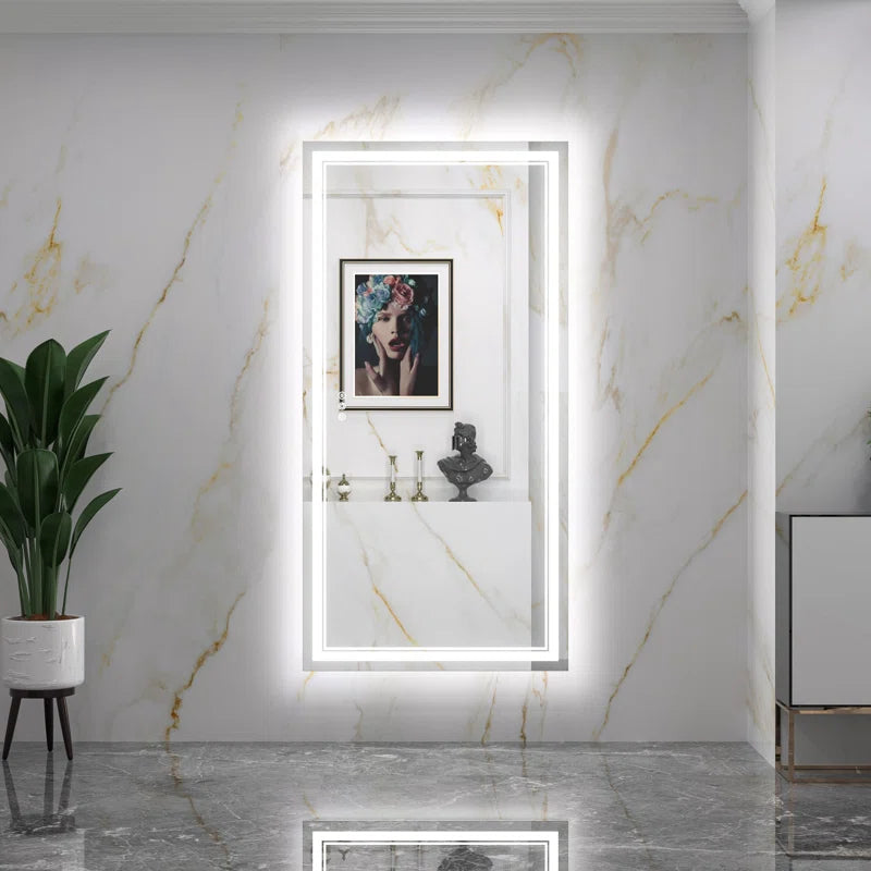 Chrisna Front and Backlit LED Bathroom Vanity Mirror