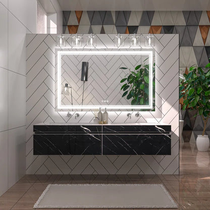 Chrisna Front and Backlit LED Bathroom Vanity Mirror