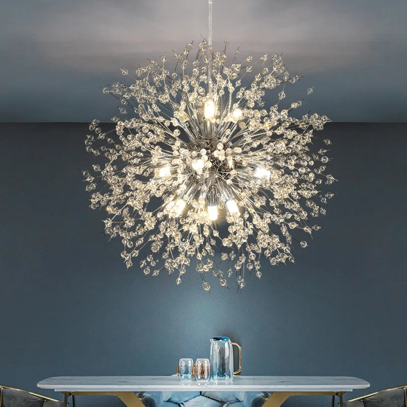 Lakeyah 9 - Light Dimmable Sputnik Sphere Chandelier