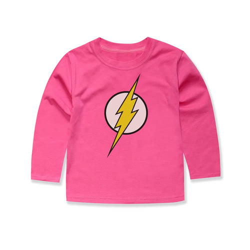 100 Cotton Children'S Fashion Boys Flash T Shirts Classical Children Cartoon Movie T-Shirts Vetement Enfant Fille Boys T Shirts