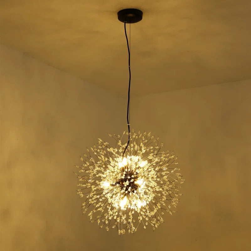 Lakeyah 9 - Light Dimmable Sputnik Sphere Chandelier